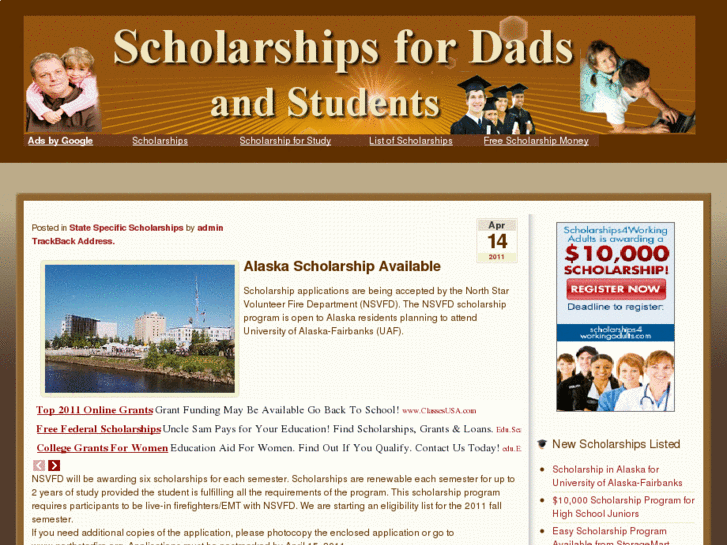 www.scholarships-for-dads.com