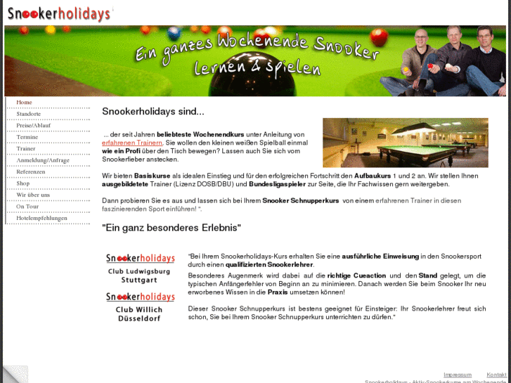 www.snookerholidays.de