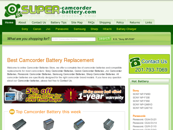 www.super-camcorder-battery.com