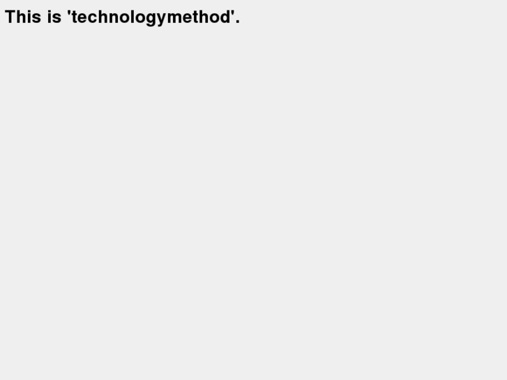 www.technologymethod.com