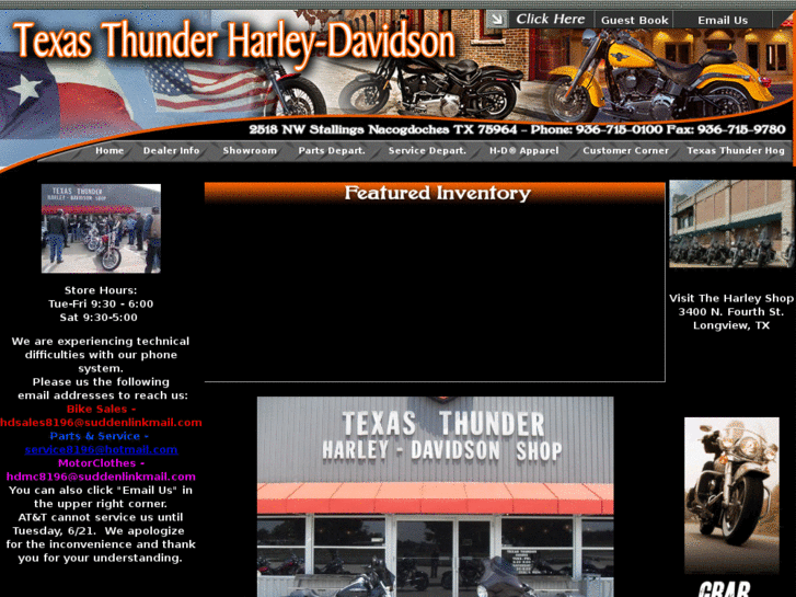 www.texasthunderhd.com