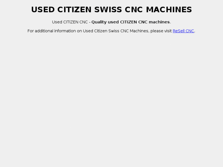 www.usedcnccitizen.com