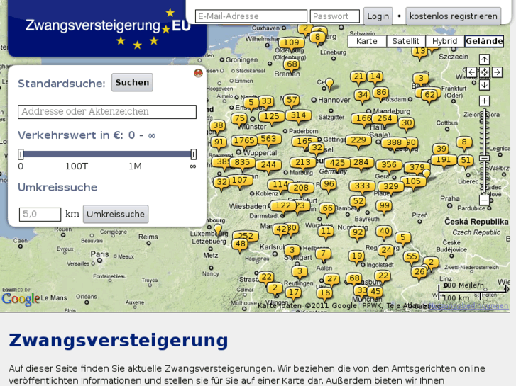 www.zwangsversteigerung.eu