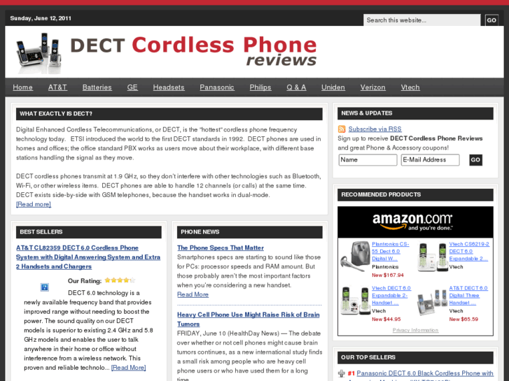 www.dectcordlessphonereviews.com