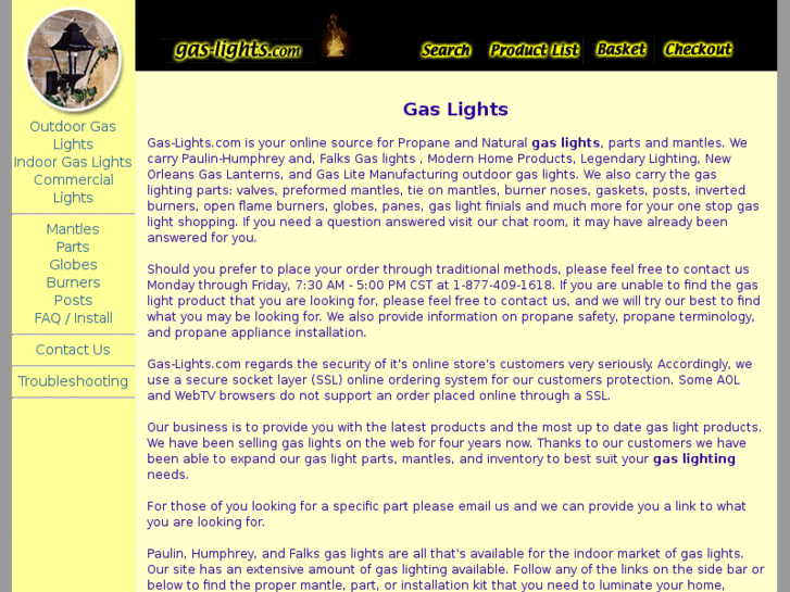 www.gas-lights.com