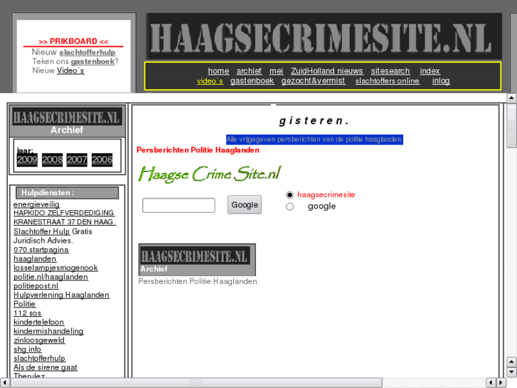 www.haagsecrimesite.nl