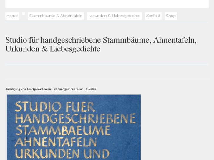 www.stammbaum-handgeschrieben.com