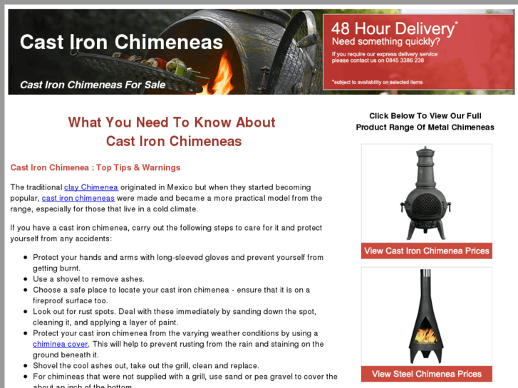 www.cast-iron-chimeneas.co.uk