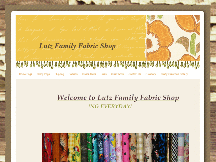 www.lutzfamilyfabricshop.com