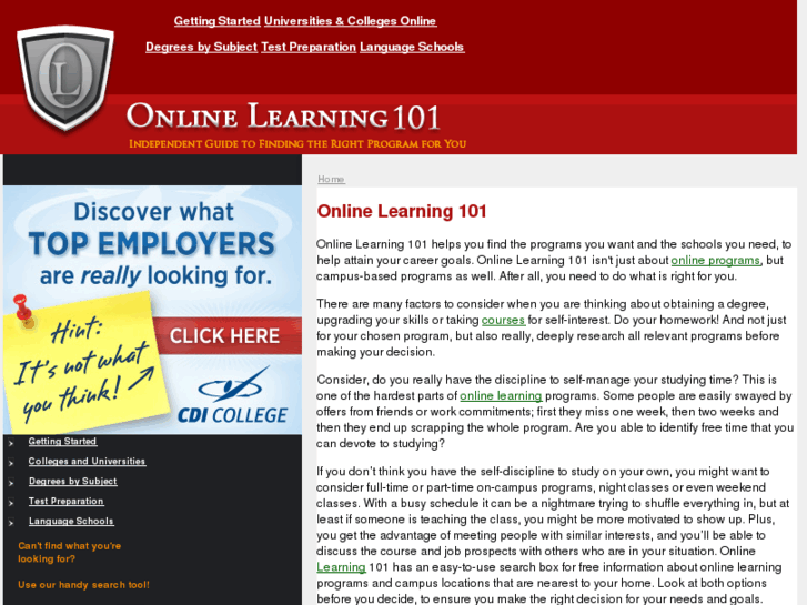 www.onlinelearning101.biz