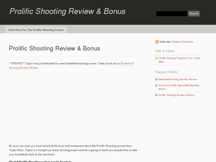 www.prolificshootingreview.com