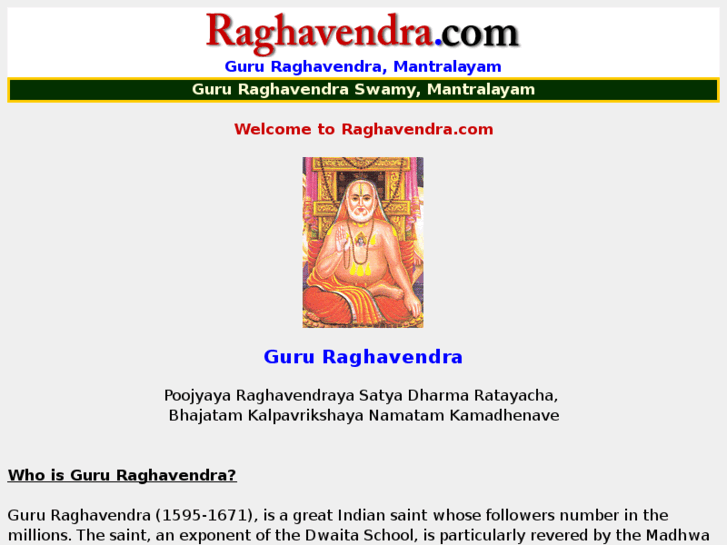 www.raghavendra.com