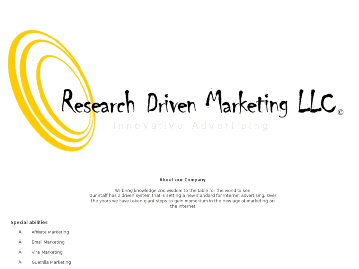 www.researchdrivenmarketing.com