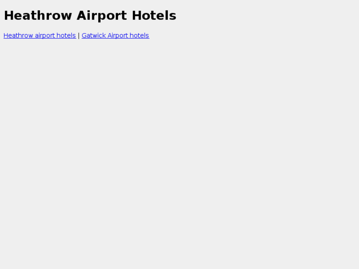 www.airporthotelsheathrow.net