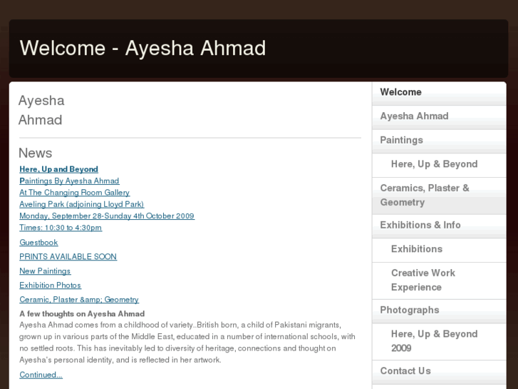 www.ayesha-ahmad.com