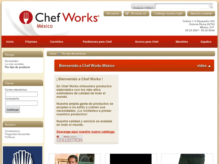 www.chefworks.com.mx