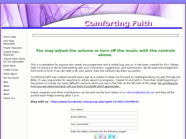 www.comfortingfaith.com