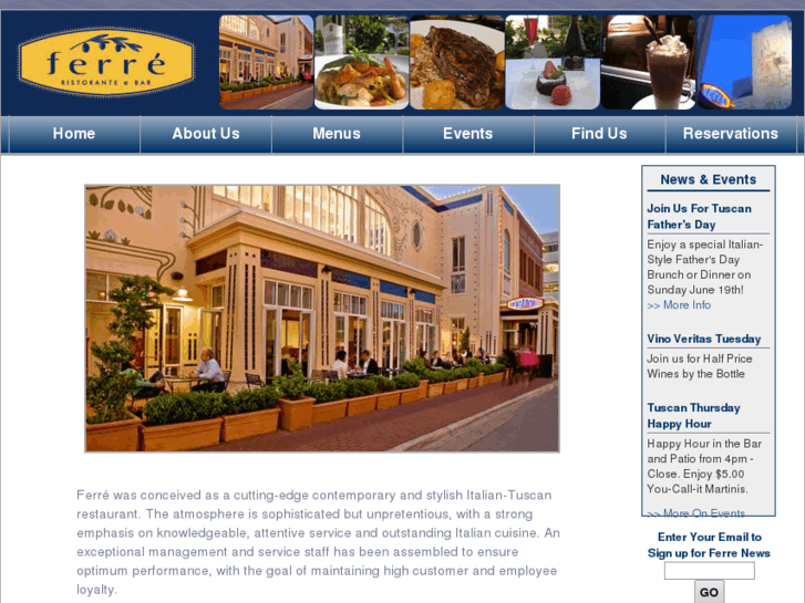 www.ferrerestaurant.com