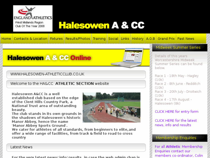 www.halesowen-athleticclub.co.uk