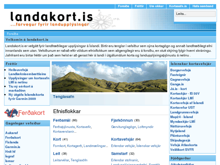 www.landakort.is