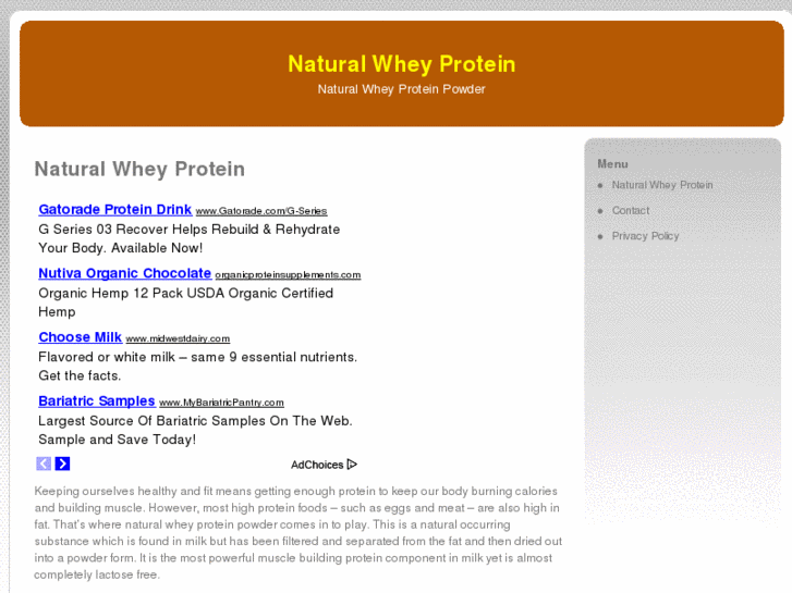 www.naturalwheyproteinpowder.com