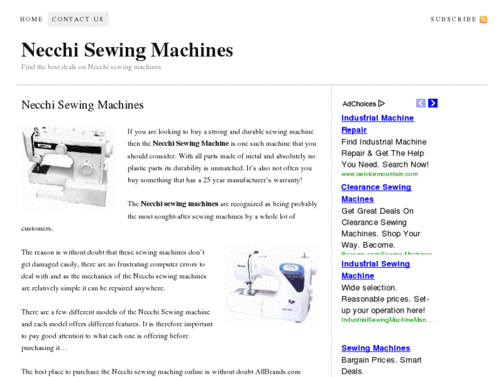 www.necchisewingmachines.net