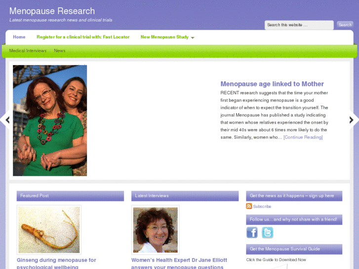 www.newmenopauseresearch.com