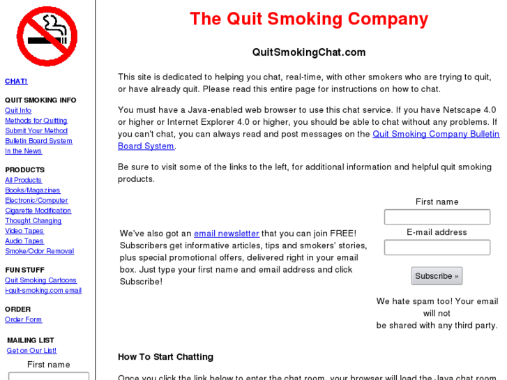 www.quitsmokingchat.com