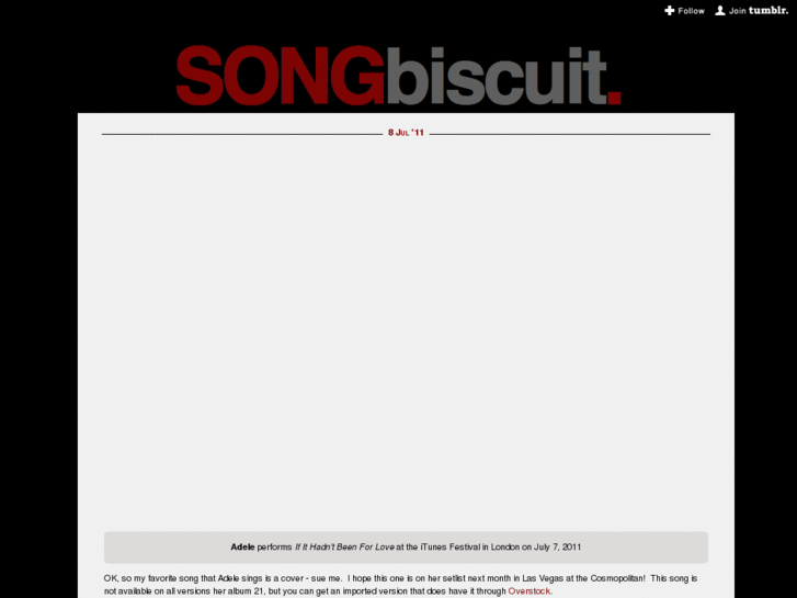 www.songbiscuit.com