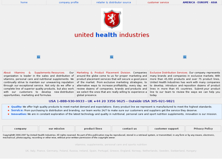 www.unitedhealthindustries.com