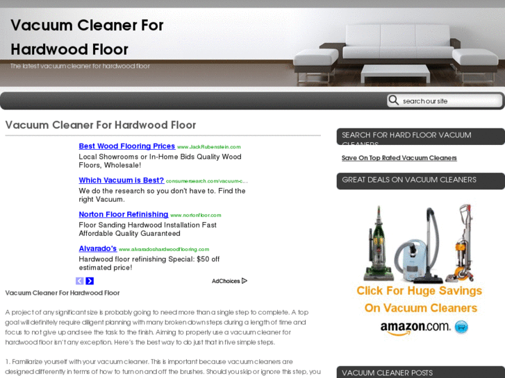 www.vacuumcleanerforhardwoodfloor.net