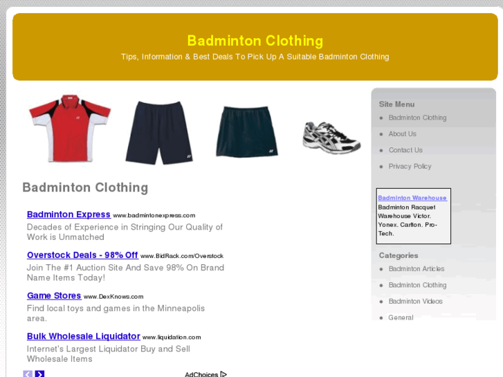 www.badmintonclothing.org