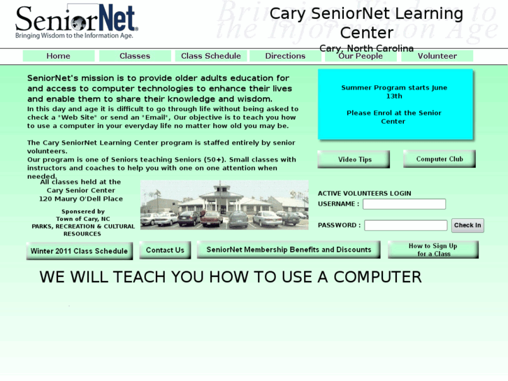 www.caryseniornet.org