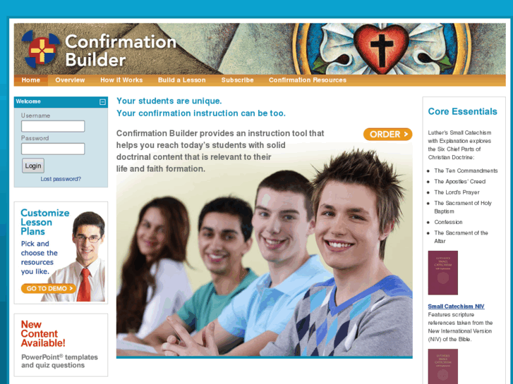 www.confirmationbuilder.net