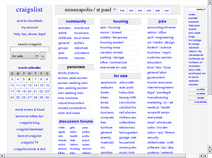 www.criglists.net