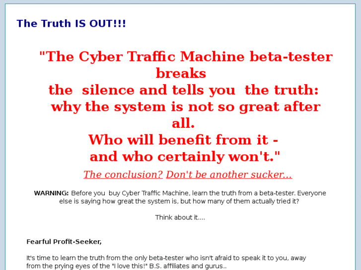 www.cybertrafficmachinescam.net