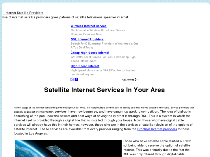 www.internetsatelliteproviders.com