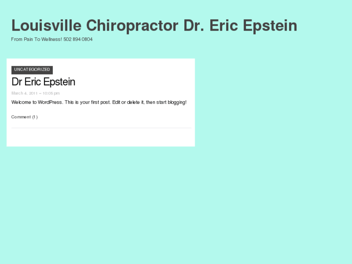 www.louisvillechiropractordreric.com