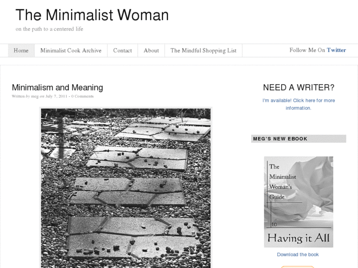 www.minimalistwoman.com