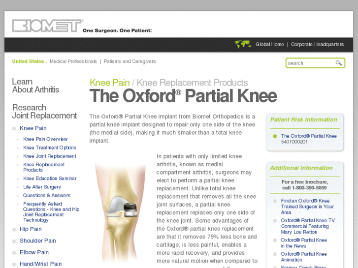 www.mypartialknee.com