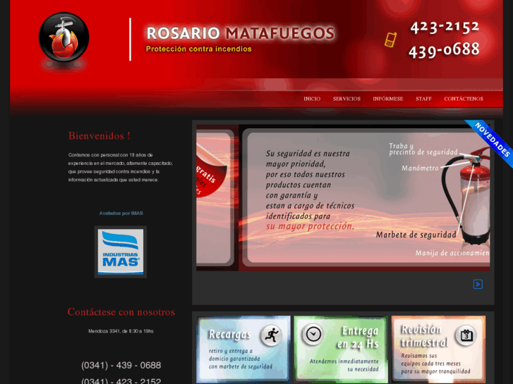 www.rosariomatafuegos.com.ar