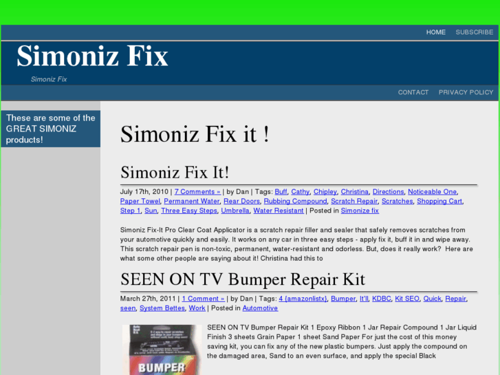 www.simonizfix.com