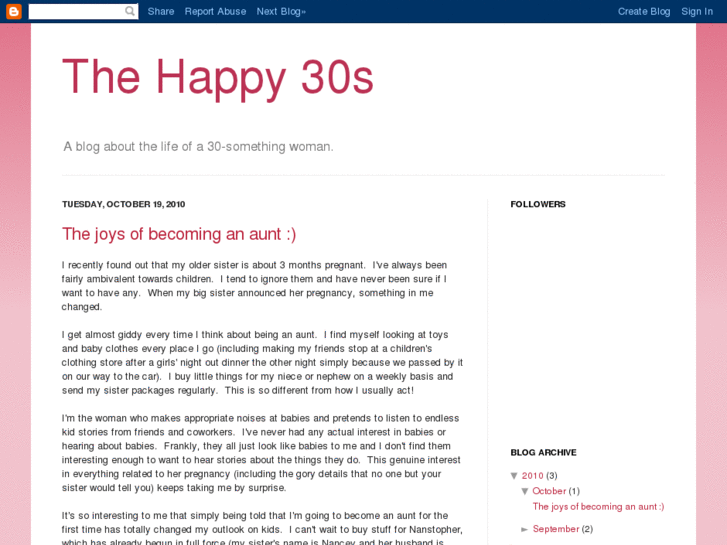 www.thehappy30s.com