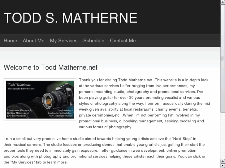 www.toddmatherne.net