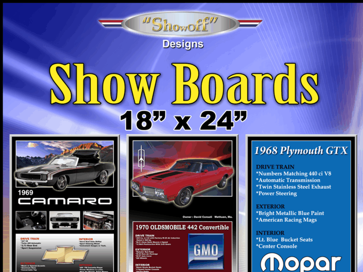 www.carshowdisplayboards.com