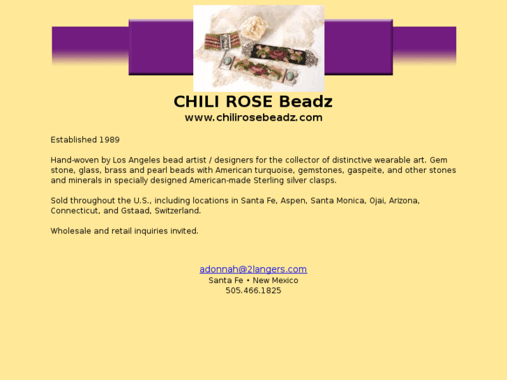 www.chilirosebeads.com