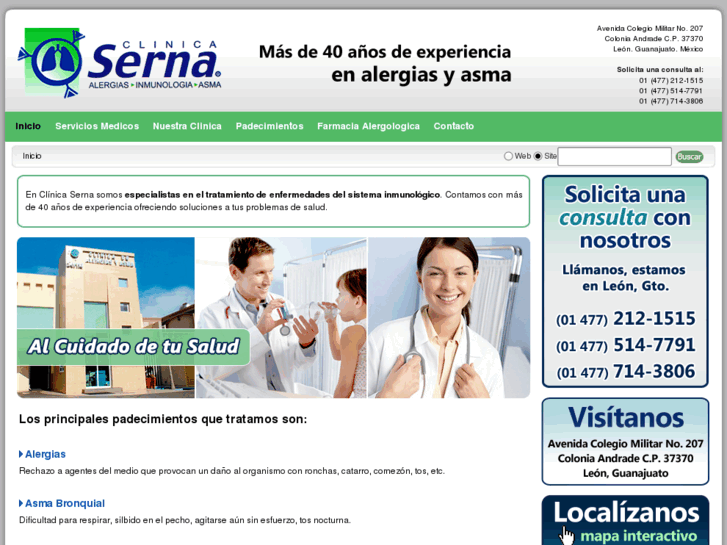 www.clinicaserna.com