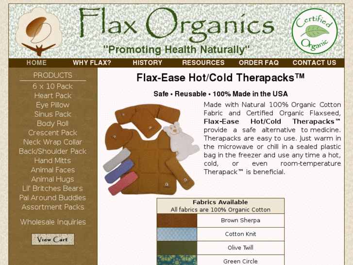 www.flaxorganics.com