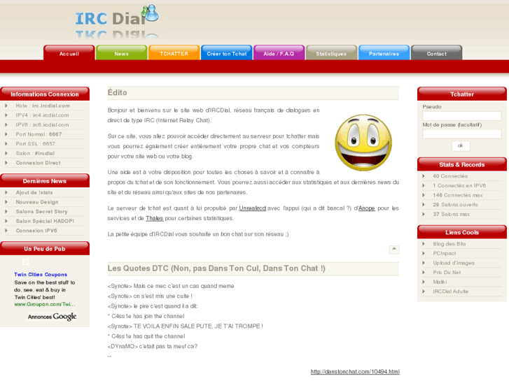 www.ircdial.com