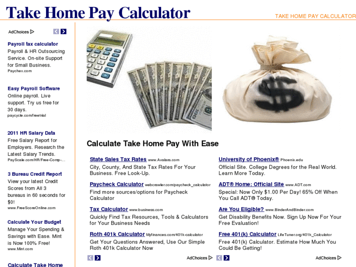 www.takehomepaycalculator.net